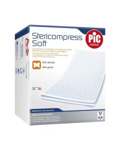 Sterilcompress Soft sterile cloth bandage, ultra soft with maximum absorption. 12 Cope 36X40 cm
