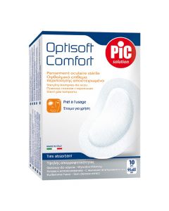 Optisoft Comfort, garze sterile per syrin, shume perthithese. 10 Cope, 95 X 65 Mm.