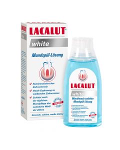 Mouthwash solution, Lacalut White, 300 ml