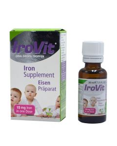 Nutritional supplement drops, for children, Irovit