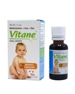 Nutritional supplement drops, with multivitamins for children, Vitane multivitamin
