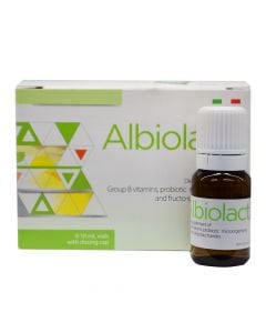 Nutritional supplement with B vitamins and probiotic microorganisms, Albiolact