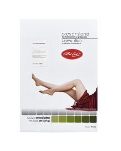 Medical compression stockings, model 433, 140 Denier, Nero, size 2/S
