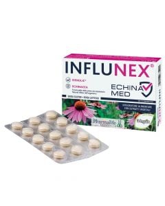 Nutritional supplement, for the well-being of the upper respiratory tract, Influnex Echina MED