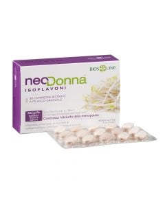 Nutritional supplement, Neodonna Isoflavoni, against menopausal disorders