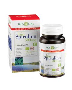 Suplement ushqimor i cili rrit energjinë, Spirulina 500 mg