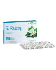 Nutritional supplement drops, Vitacalm Ansistop, which helps with anxiety.