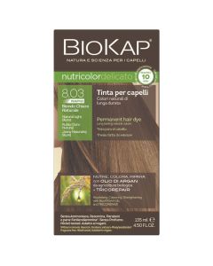 Bojë flokësh, 8.03 Natural Light Blonde, Nutricolor Color Delicate Rapid, BioKap