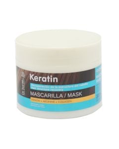 Maskë për flokët, me keratinë, argininë dhe kolagjen, Dr. Santé