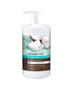 Shampoo for hair, with coconut oil, Dr. Santé