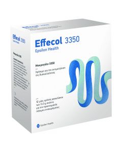 Suplement laksativ osmotik për trajtimin e kapsllëkut, Effecol 3350 Adult Epsilon Health, 12 bustina