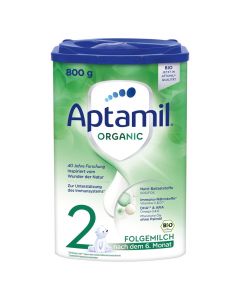 Formulë qumështi për bebe, Aptamil Organik 2, 800 gr
