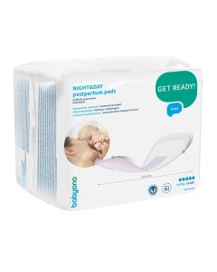 BABYONO 599 POSTPARTUM PAD NIGHT&DAY 10CP