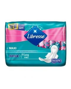 Hygienic wipes, Libresse, Maxi Long, 9 pieces