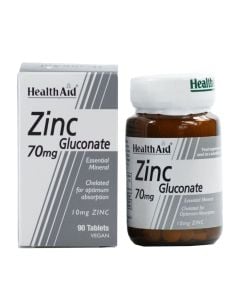 HEALTHAID ZINC GLUCONATE 90 TAB