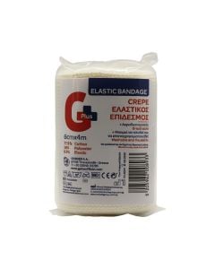gplus 43 elastic crepe bandage 4m x 6cm
