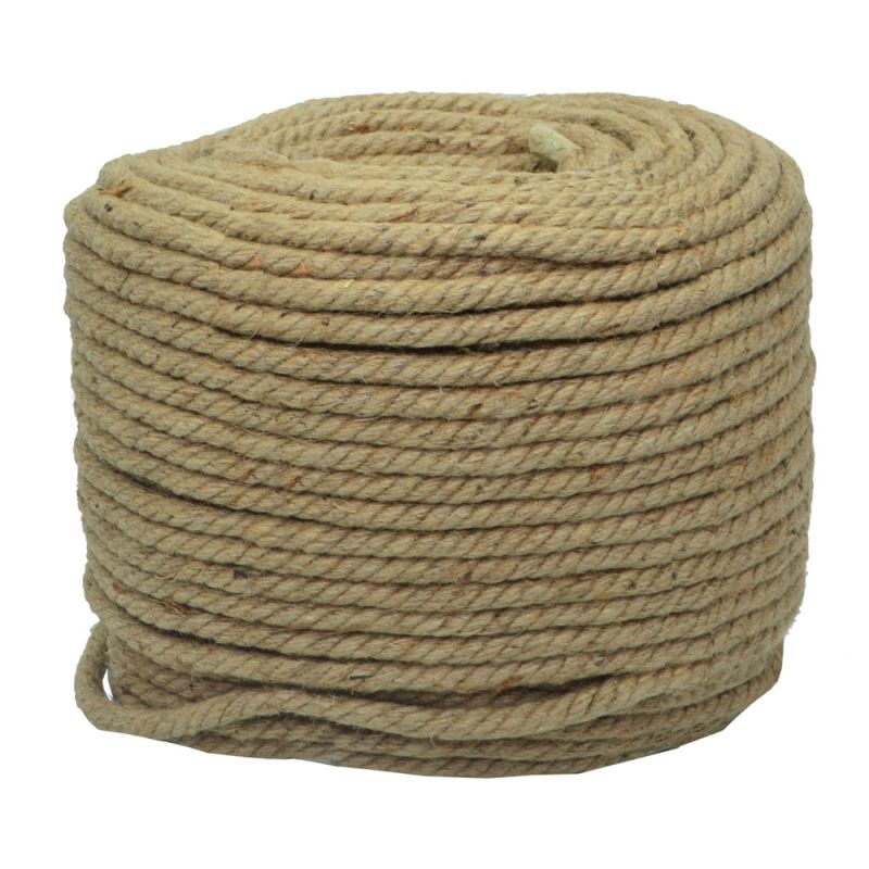 Knitting rope, natural Jute, Ø10 mm, coil 100 m | Megatek