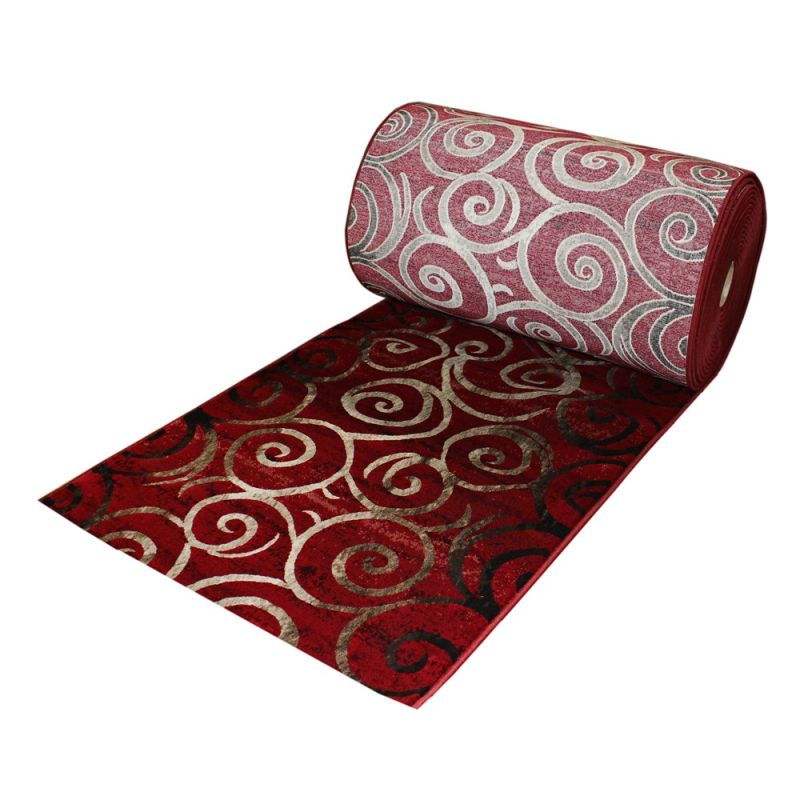 Kristal carpet rug, Size 80cm, Color Red, Material PP M