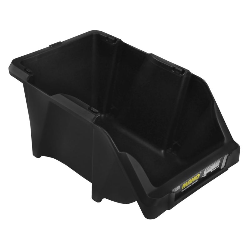 Storage Bin/Black 200mmx300mmx130mm Megatek