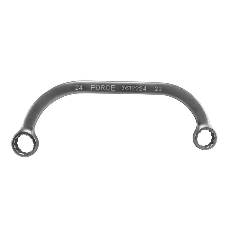 Halfmoon ring wrench, FORCE, 22x24 mm Megatek
