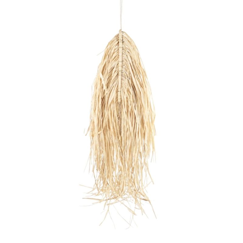 Wall decoration, straw, natural, 28x5xH75 cm | Megatek