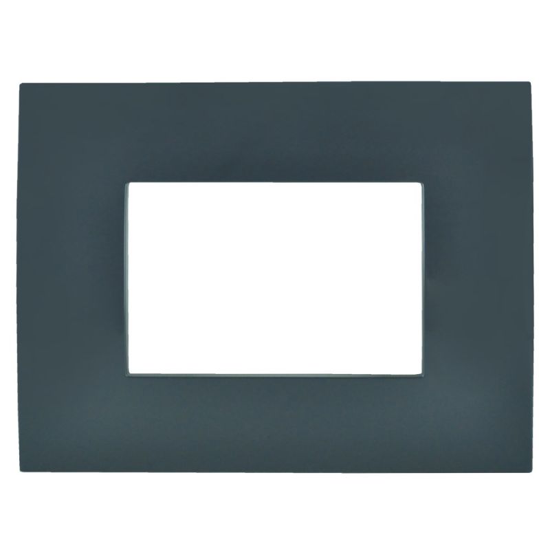 ABB cover frame, 3 module, volcano color | Megatek