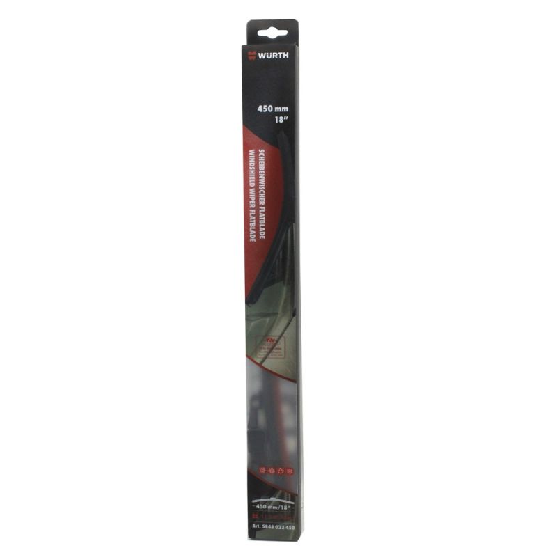 Wiper blades,Wurth, Flatblade, 18 , 450 mm, universal Mega