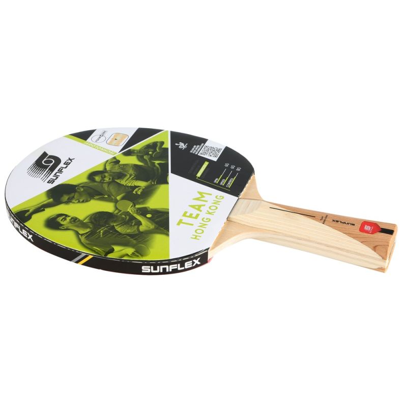 Table tennis racket, Sunflex Speed, Team Hong Kong, 167g, 80