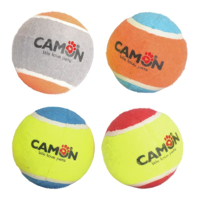 Ballshaped dog toy, Camon, 9 cm, natural rubber Megatek