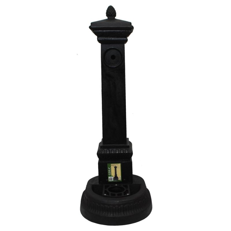 Cast iron garden kettle, H100 cm, 43 x 37 cm, 44 kg, 1/2 ta