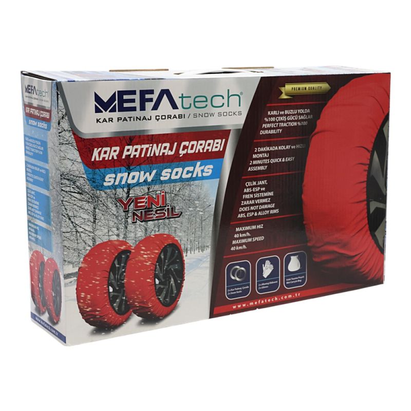 Snow socks, size L Megatek