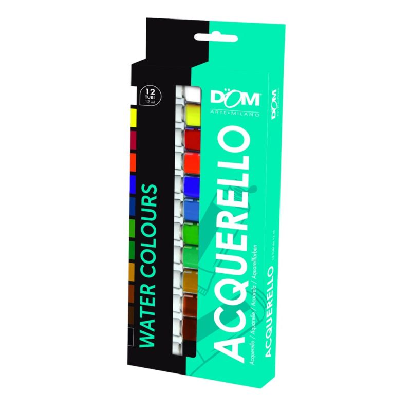 Set of watercolors, Dom, 12ml, 12pc | Megatek