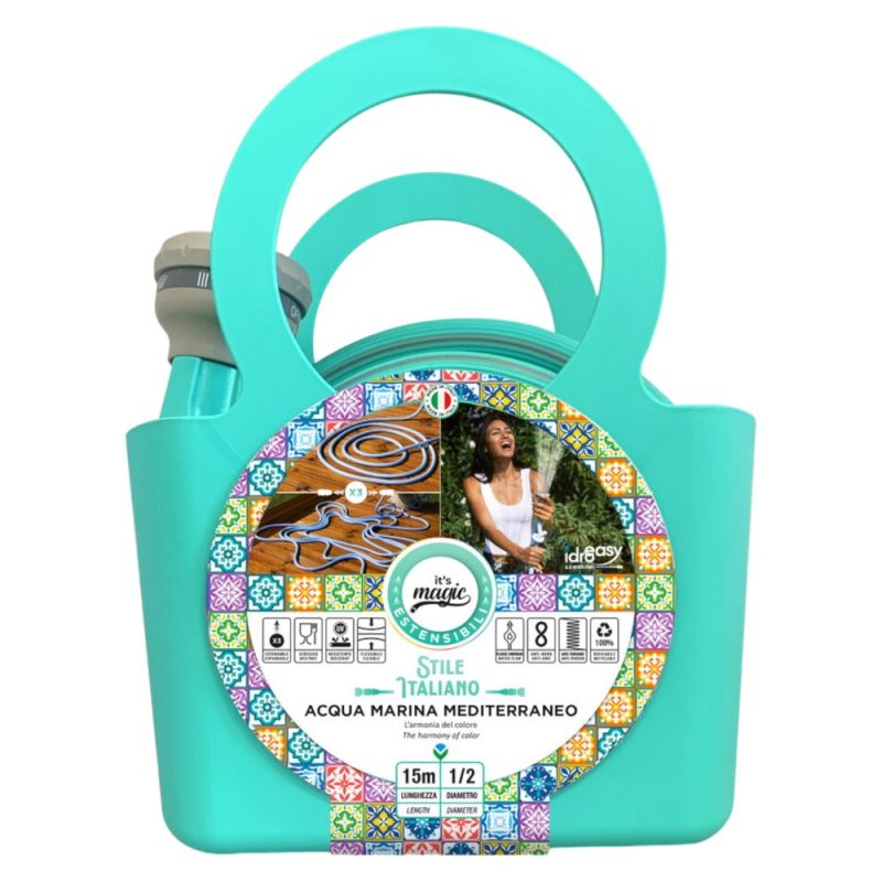 Water pipe + connectors, Magic Soft, 1/2 , 15 m, 3x expansio