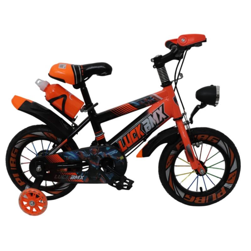 meico*.。♡　0527 Biçikletë për fëmijë, Luck BMX, 12 , ngjyra portokalli me të