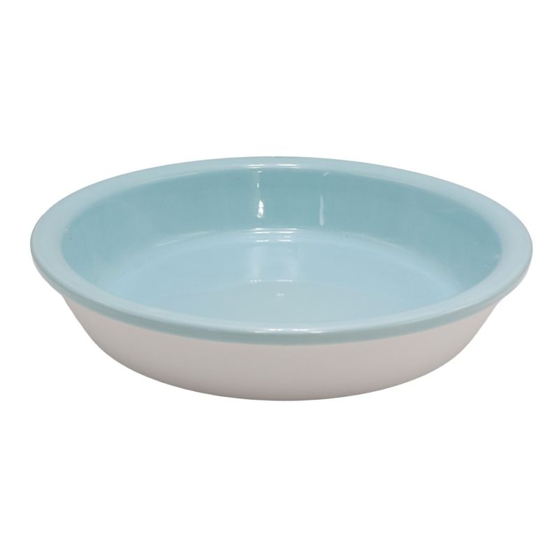 Blue Matte Insert Porcelain insert for pans, blue, Dia. 28 x H 5.3 cm | Megate