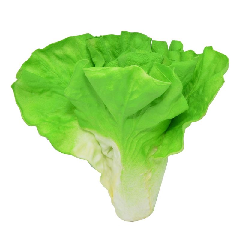 Artificial lettuce, plastic, green, 15 cm Megatek