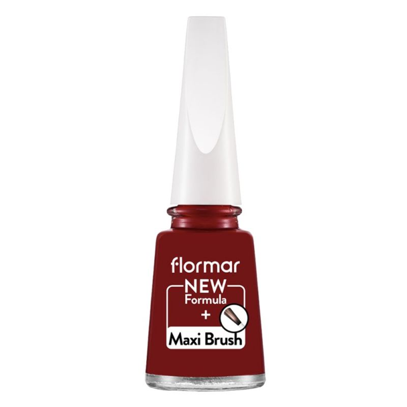 Nail polish, 416 Straight Red, Flormar, glass and plastic, 1