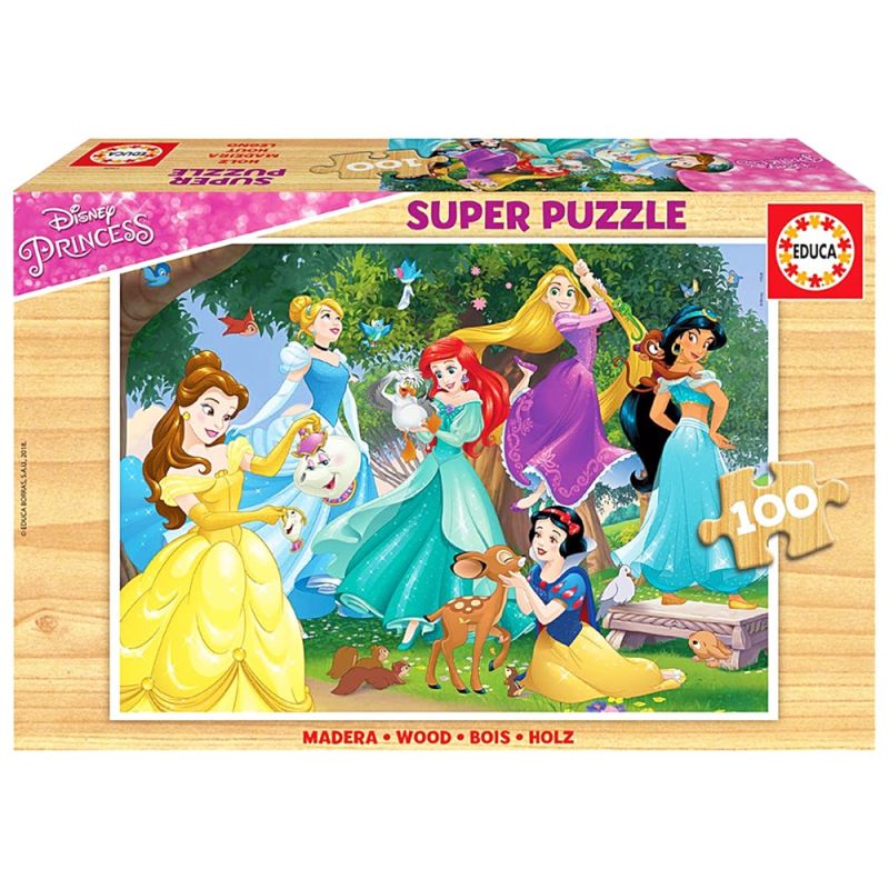 Puzzle for children, Educa, Disney Princesses, 100 pieces,
