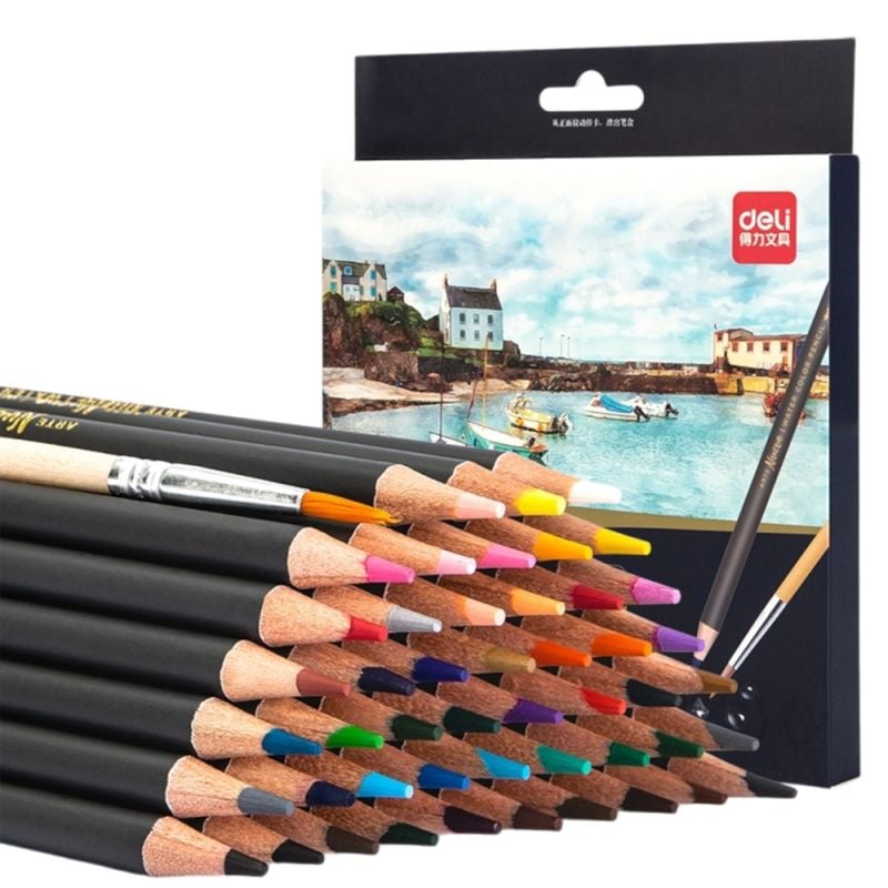 Wood paint, Deli, wood, 48 colors, 1 pack Megatek