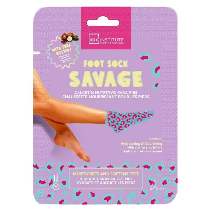 Socks foot mask, IDC Institute, nourishing, with shea butter