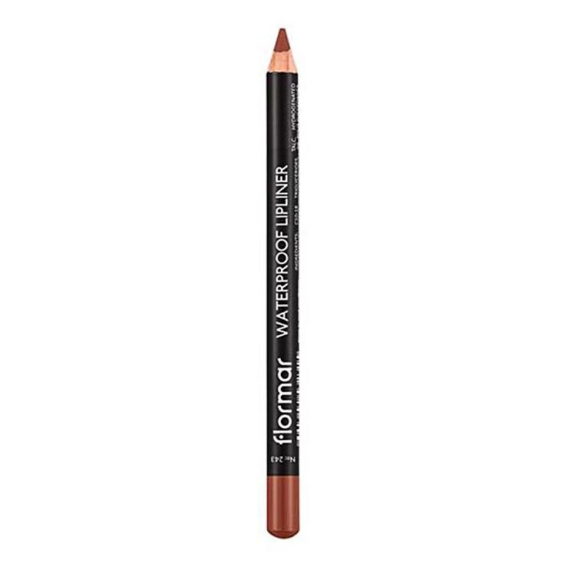 Lip liner 243 Hot Cocoa, Flormar, plastic and wood, 11.4 g,