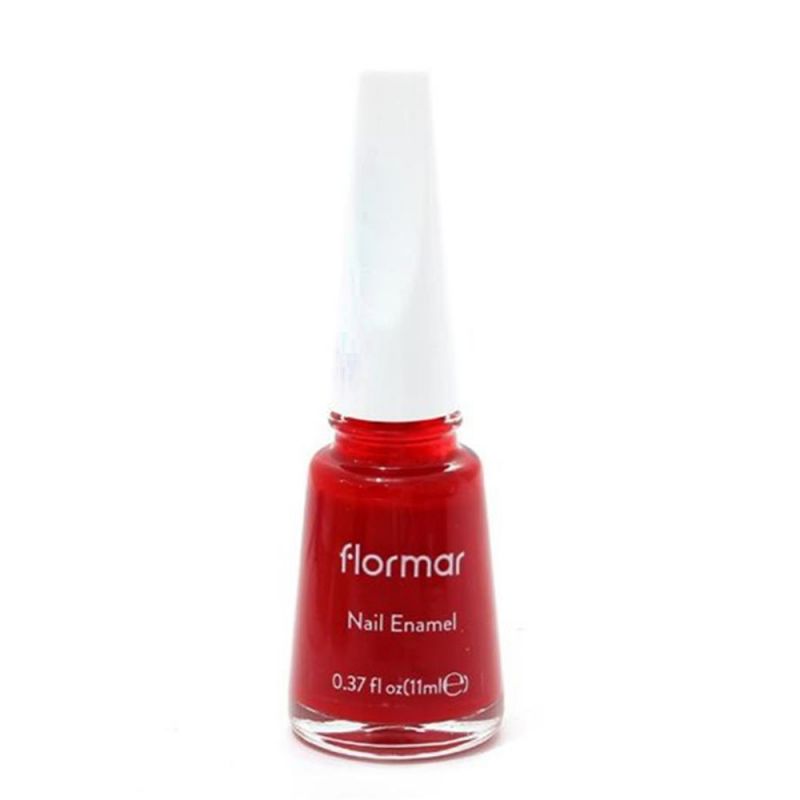 Nail enamel, 321 Red Flag, Flormar, glass and plastic, 11 ml