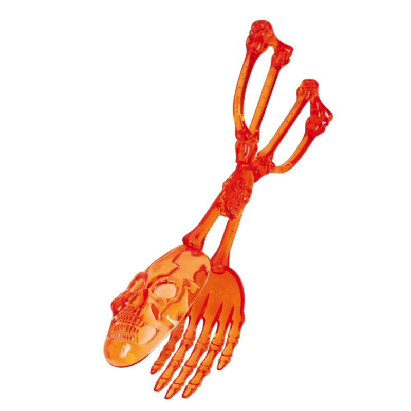 Salad tongs, skeleton, 28 cm, red, 1 piece Megatek