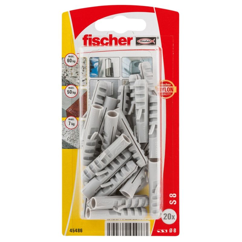 fischer Expansion plug S 8 Megatek