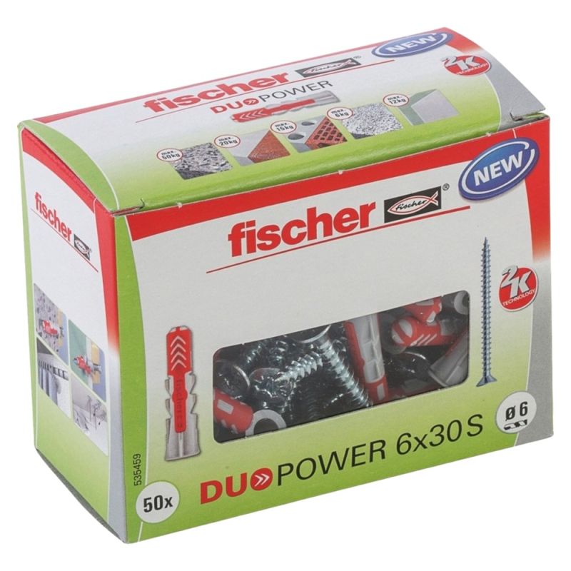 fischer DuoPower 6 x 30 S LD with screw Megatek