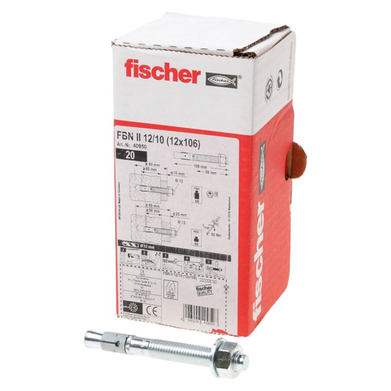 fischer bolt anchor FBN II 12/10 Megatek