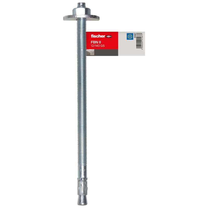 fischer Anclaje de perno FBN II 12/10 acero galvanizado en caliente