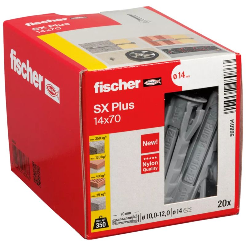 fischer expansion anchor SX Plus 14 x 70 Megatek