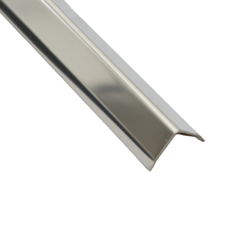Profile L-shaped with adhesive, Stainless Steel, 20 x 20 x 8