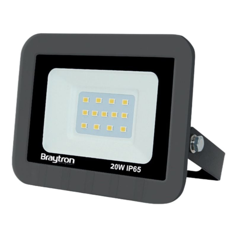 Brayan Led Floodled, Braytron, 20 W, grey, 1620lm, 3000K. IP65. | Megat